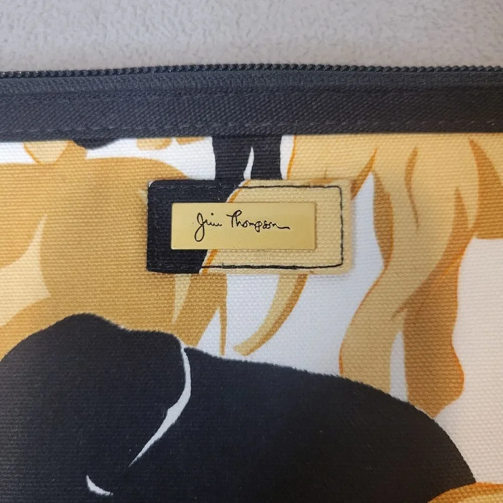 Jim Thompson Make Up Costmetic Bag Elephant Design